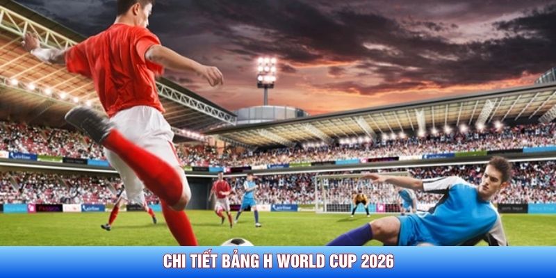 Chi tiết bảng H World Cup 2026
